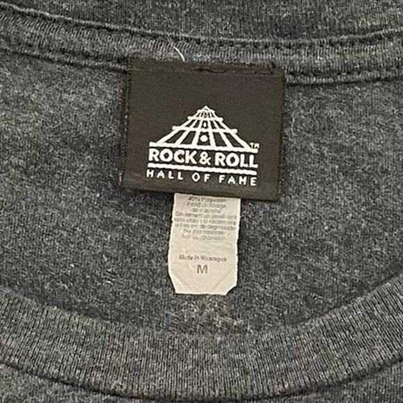 Rock & Roll Hall of Fame Tee Women’s M Gray Ohio Graphic Music Lover Shirt - Picture 6 of 10